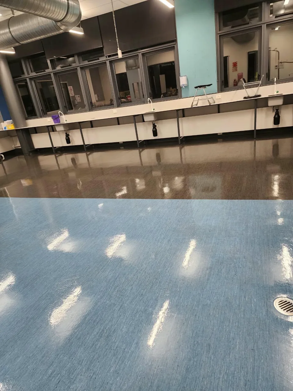 Owner’s two views of cleaned commercial floor surfaces